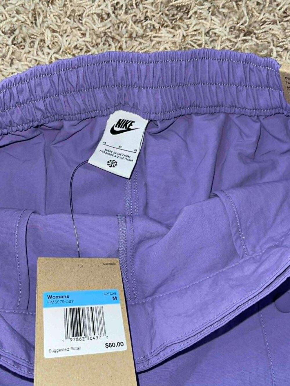Nike Sportswear Essential Women's Woven Skort Purple HM6979-527, Size M (New) - Picture 9 of 16